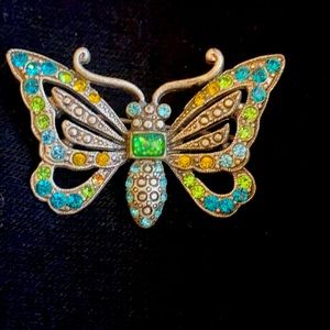 Vintage butterfly brooch